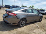 2014 Ford Fusion Se Gray vin: 1FA6P0H74E5401865