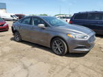 2014 Ford Fusion Se Gray vin: 1FA6P0H74E5401865