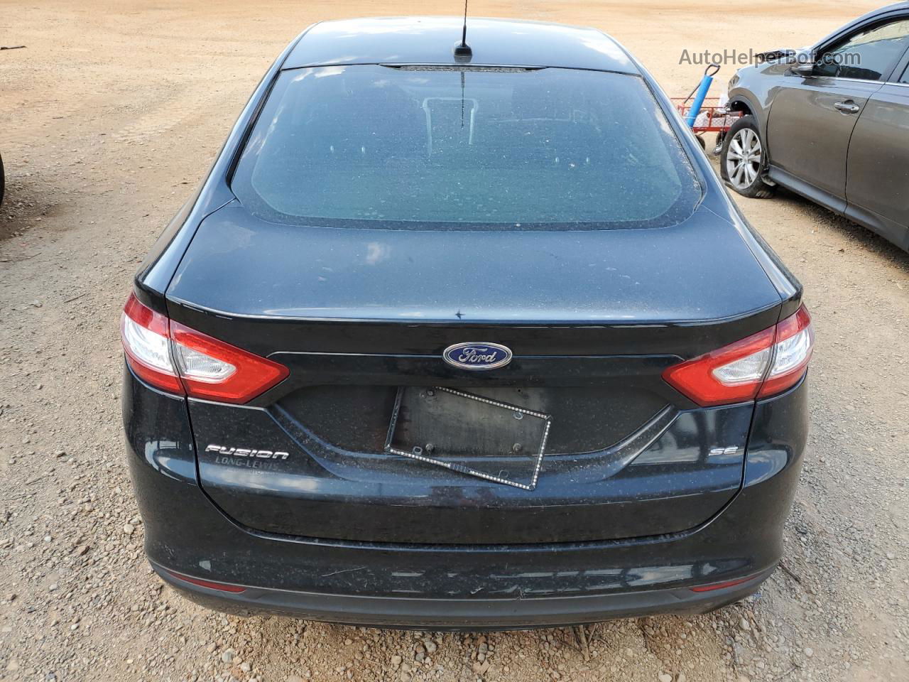 2014 Ford Fusion Se Black vin: 1FA6P0H74E5404605