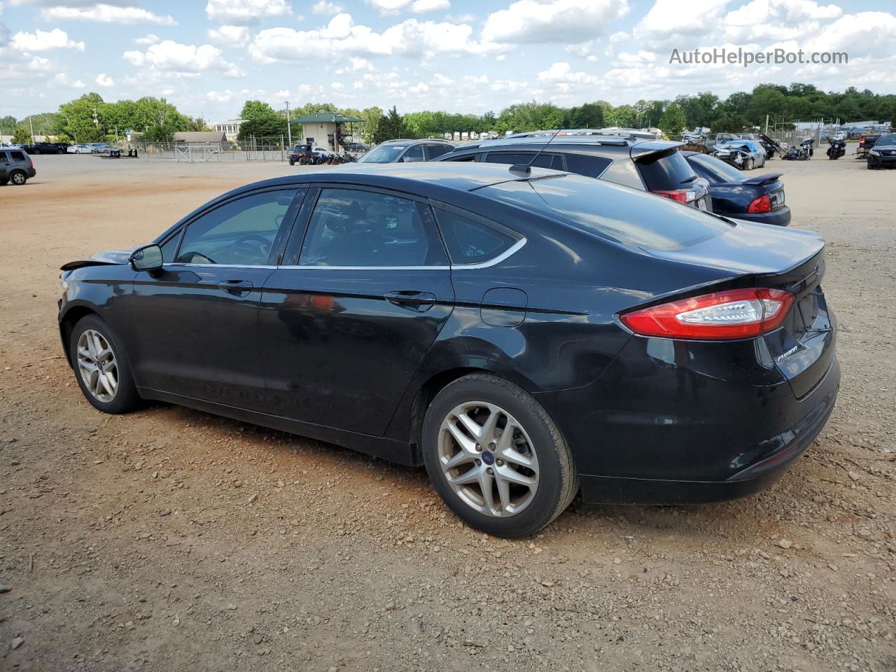 2014 Ford Fusion Se Black vin: 1FA6P0H74E5404605