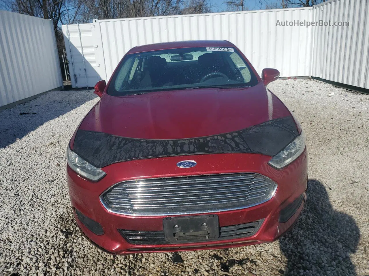 2015 Ford Fusion Se Red vin: 1FA6P0H74F5108131