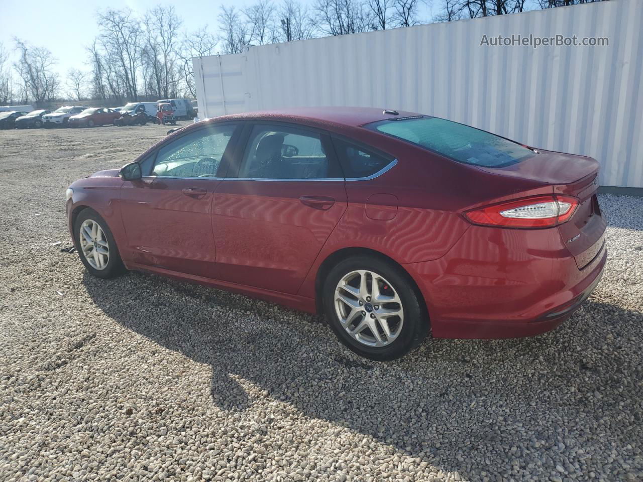 2015 Ford Fusion Se Red vin: 1FA6P0H74F5108131