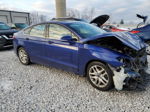 2015 Ford Fusion Se Blue vin: 1FA6P0H74F5122644