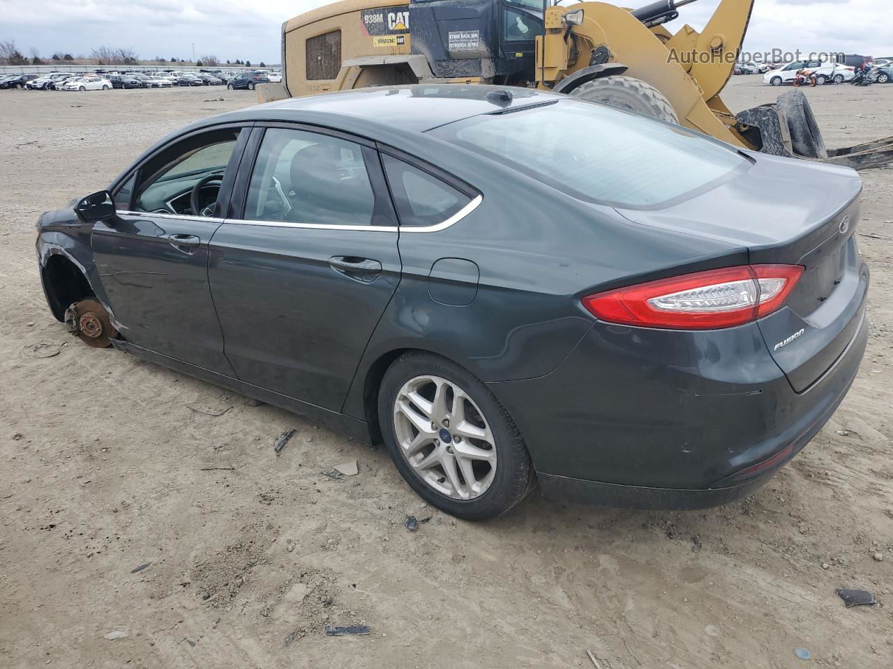 2015 Ford Fusion Se Gray vin: 1FA6P0H74F5123471