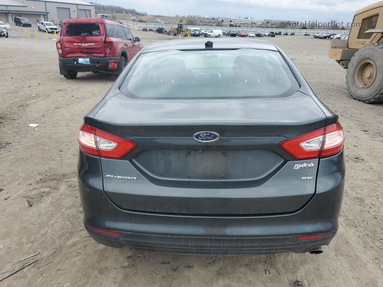 2015 Ford Fusion Se Серый vin: 1FA6P0H74F5123471