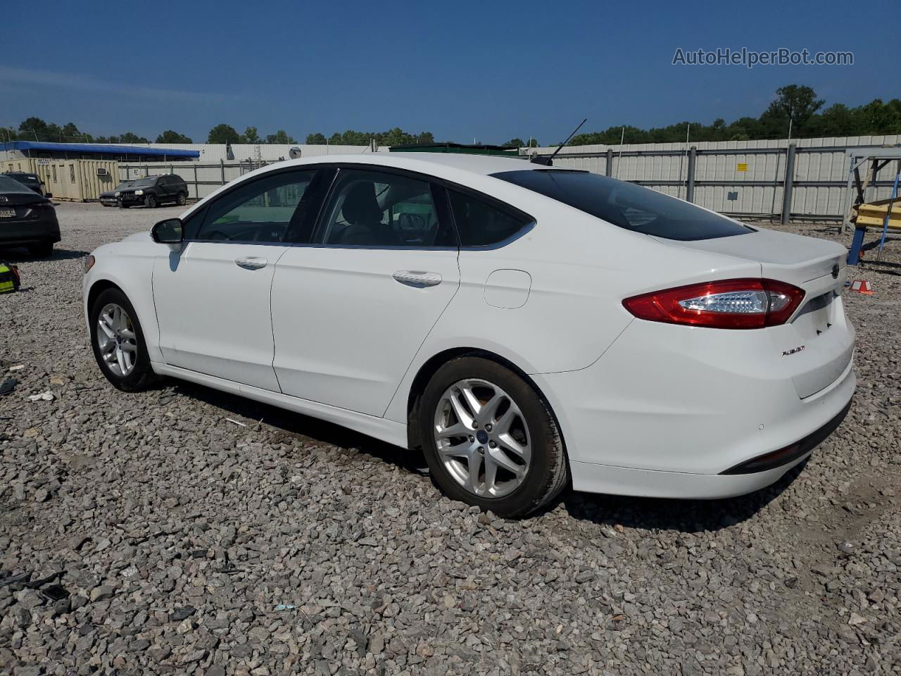 2015 Ford Fusion Se White vin: 1FA6P0H74F5127925