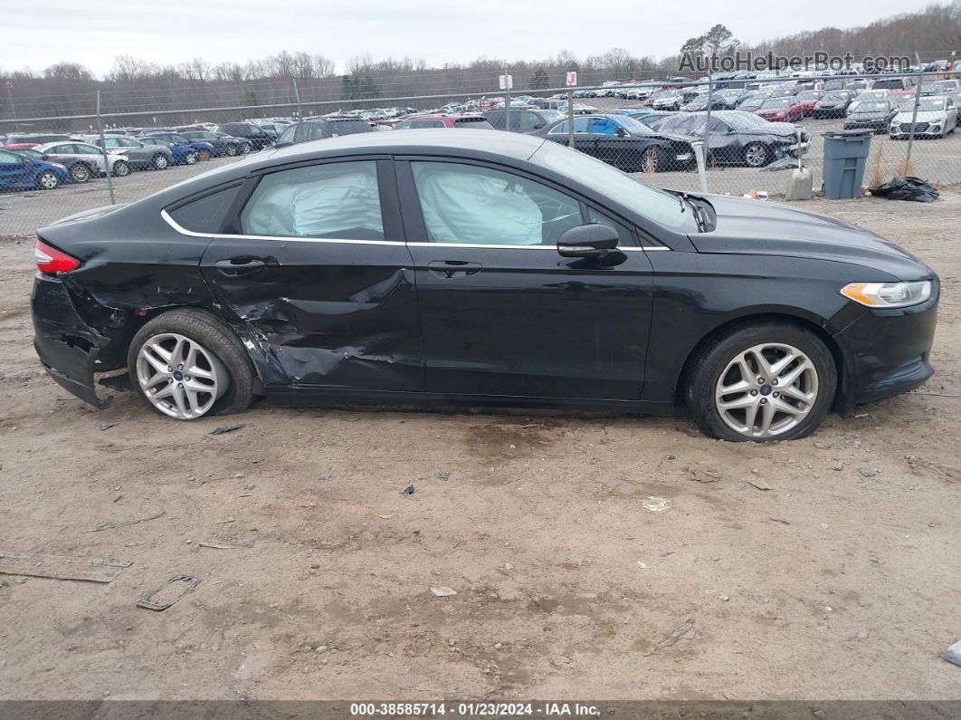 2016 Ford Fusion Se Black vin: 1FA6P0H74G5102217