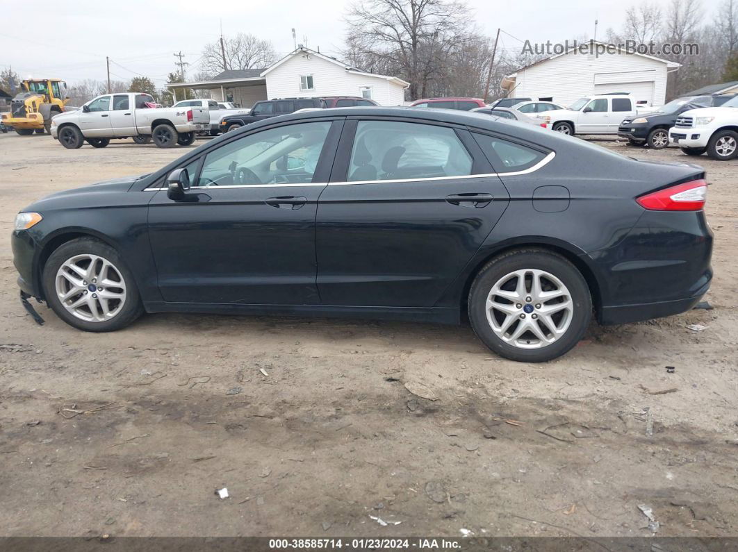 2016 Ford Fusion Se Black vin: 1FA6P0H74G5102217