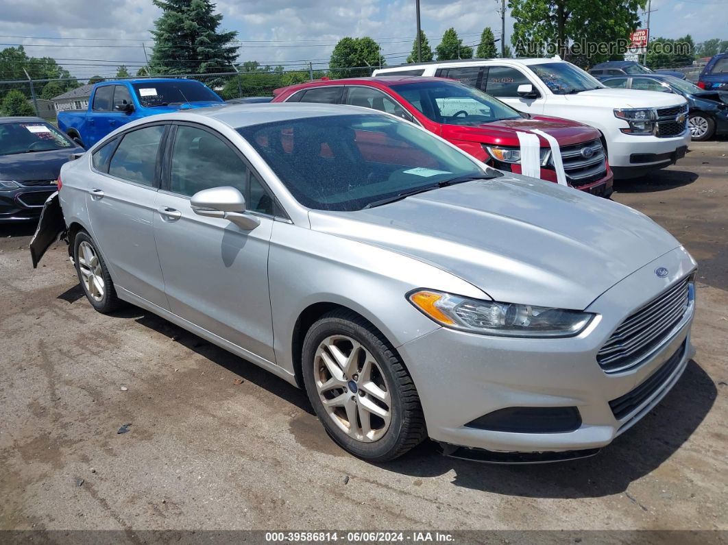 2016 Ford Fusion Se Silver vin: 1FA6P0H74G5102556