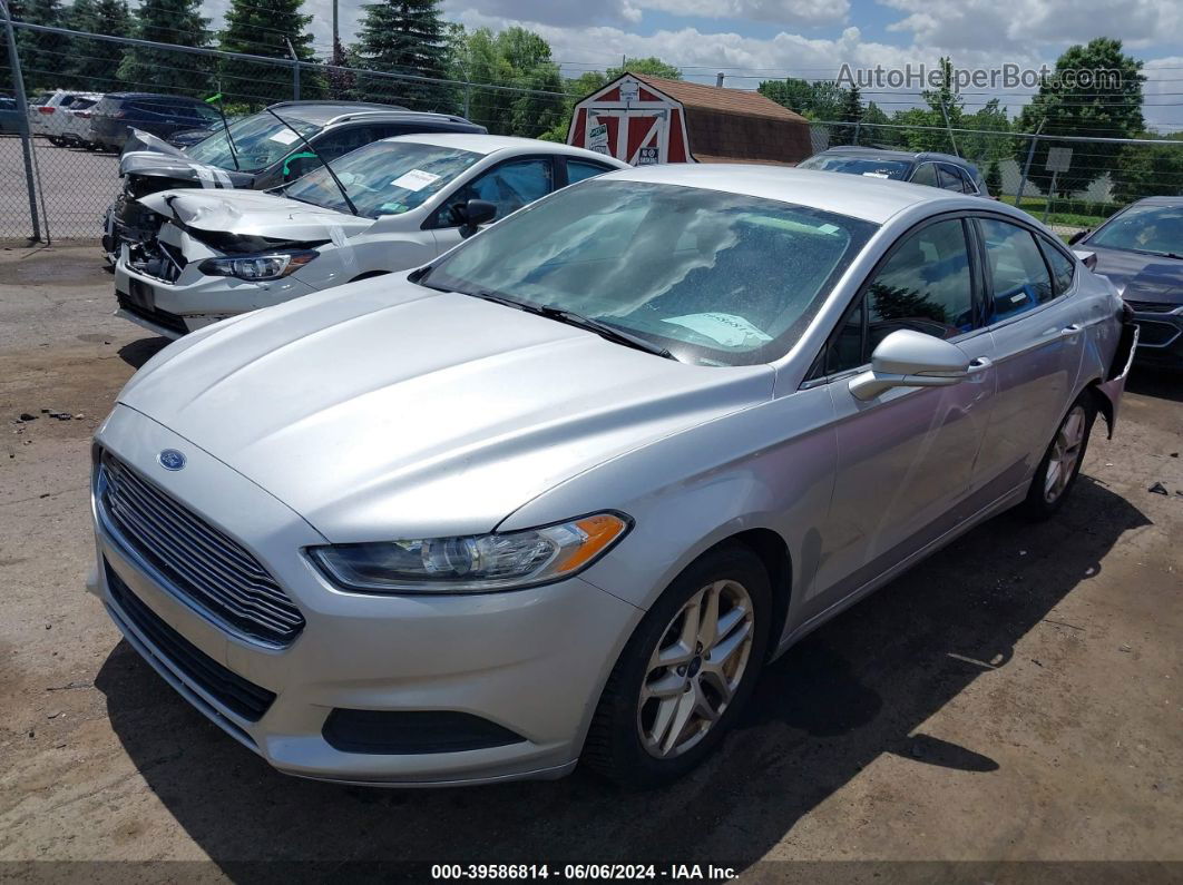 2016 Ford Fusion Se Silver vin: 1FA6P0H74G5102556