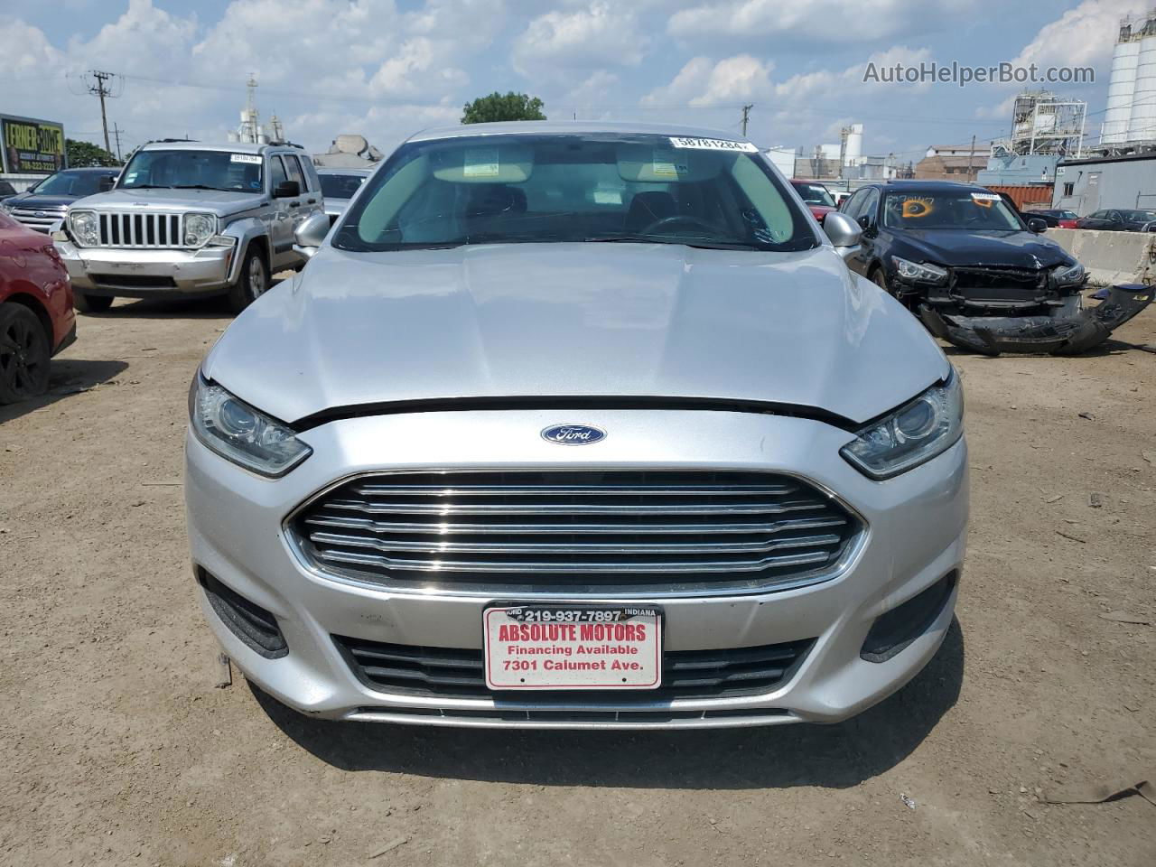 2016 Ford Fusion Se Silver vin: 1FA6P0H74G5123892