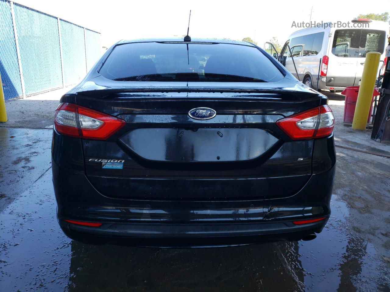 2014 Ford Fusion Se Black vin: 1FA6P0H75E5380220