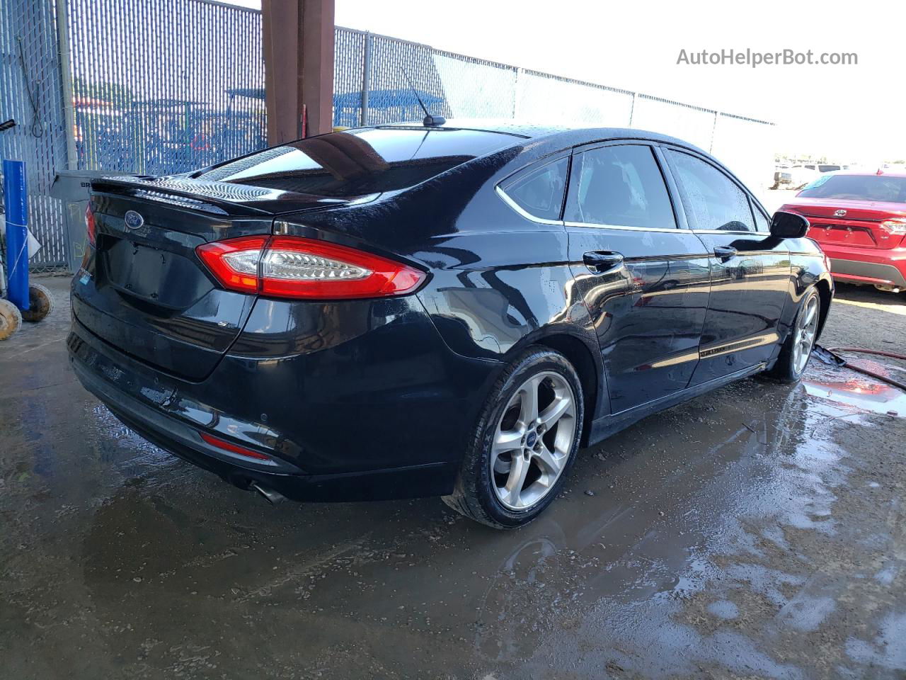 2014 Ford Fusion Se Black vin: 1FA6P0H75E5380220