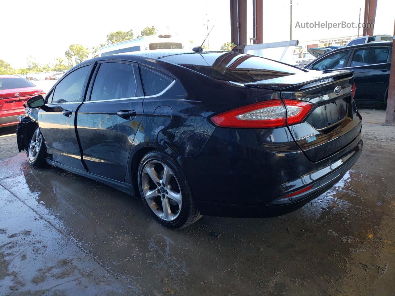 2014 Ford Fusion Se Black vin: 1FA6P0H75E5380220