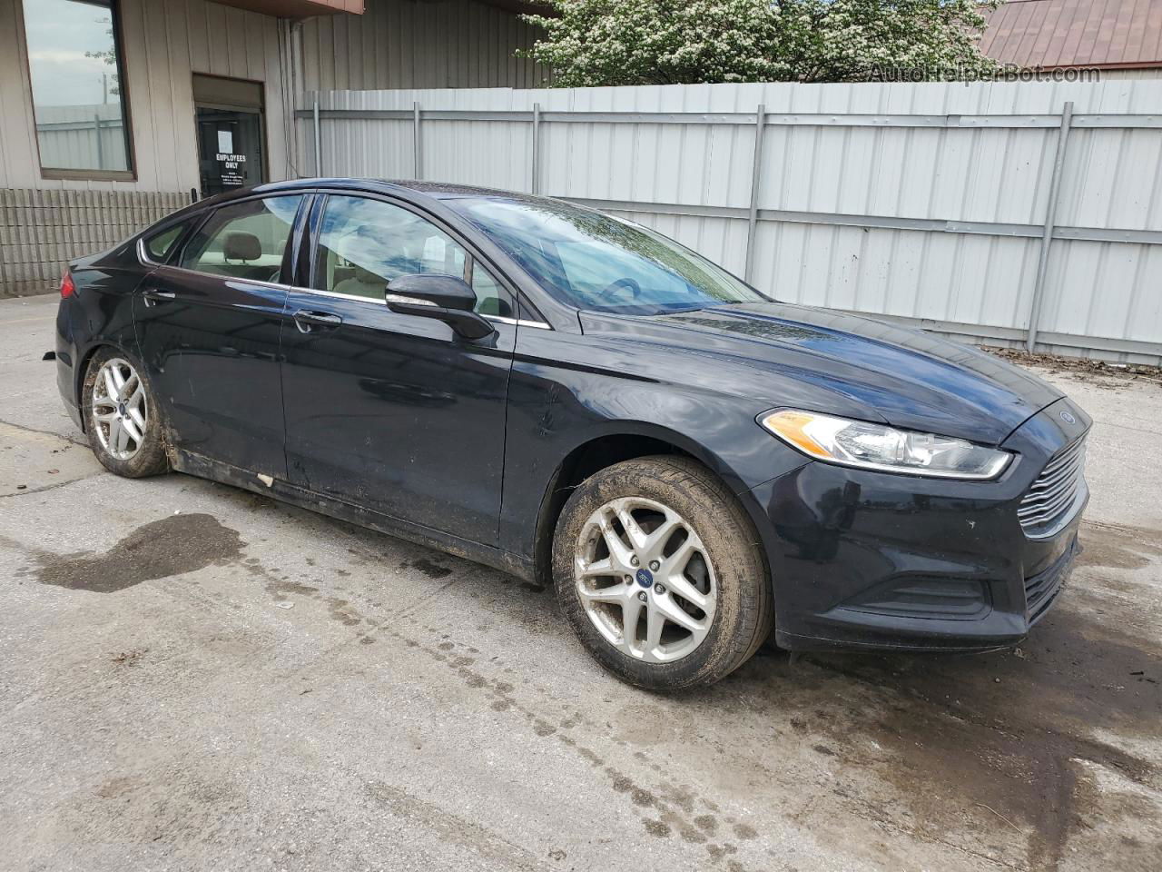 2015 Ford Fusion Se Black vin: 1FA6P0H75F5101110