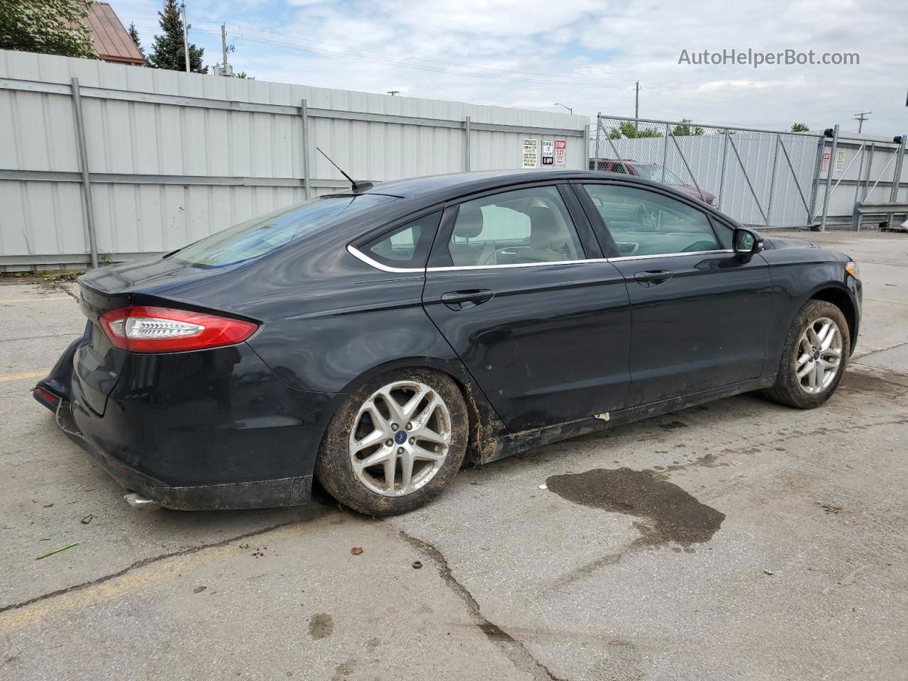 2015 Ford Fusion Se Black vin: 1FA6P0H75F5101110