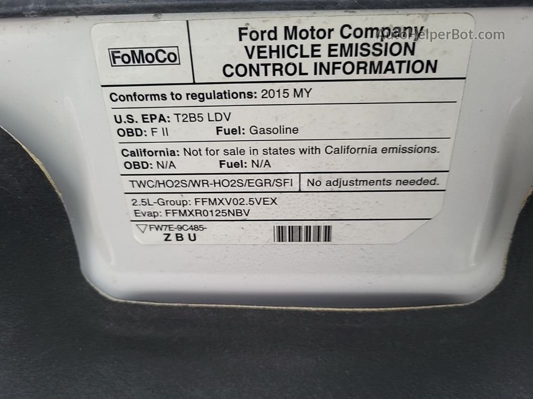 2015 Ford Fusion Se Unknown vin: 1FA6P0H75F5113869