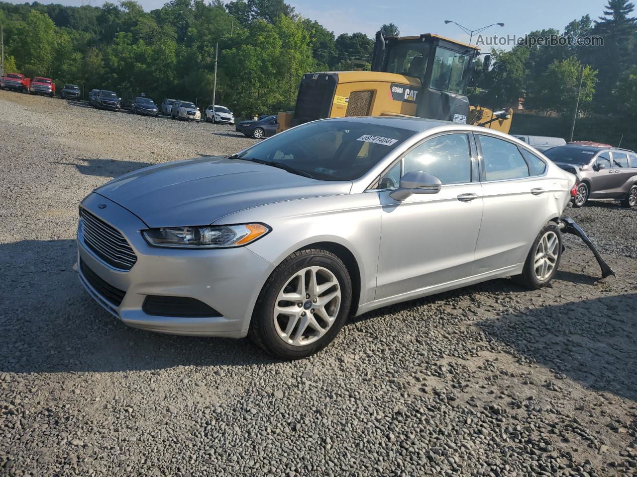 2016 Ford Fusion Se Silver vin: 1FA6P0H75G5100783