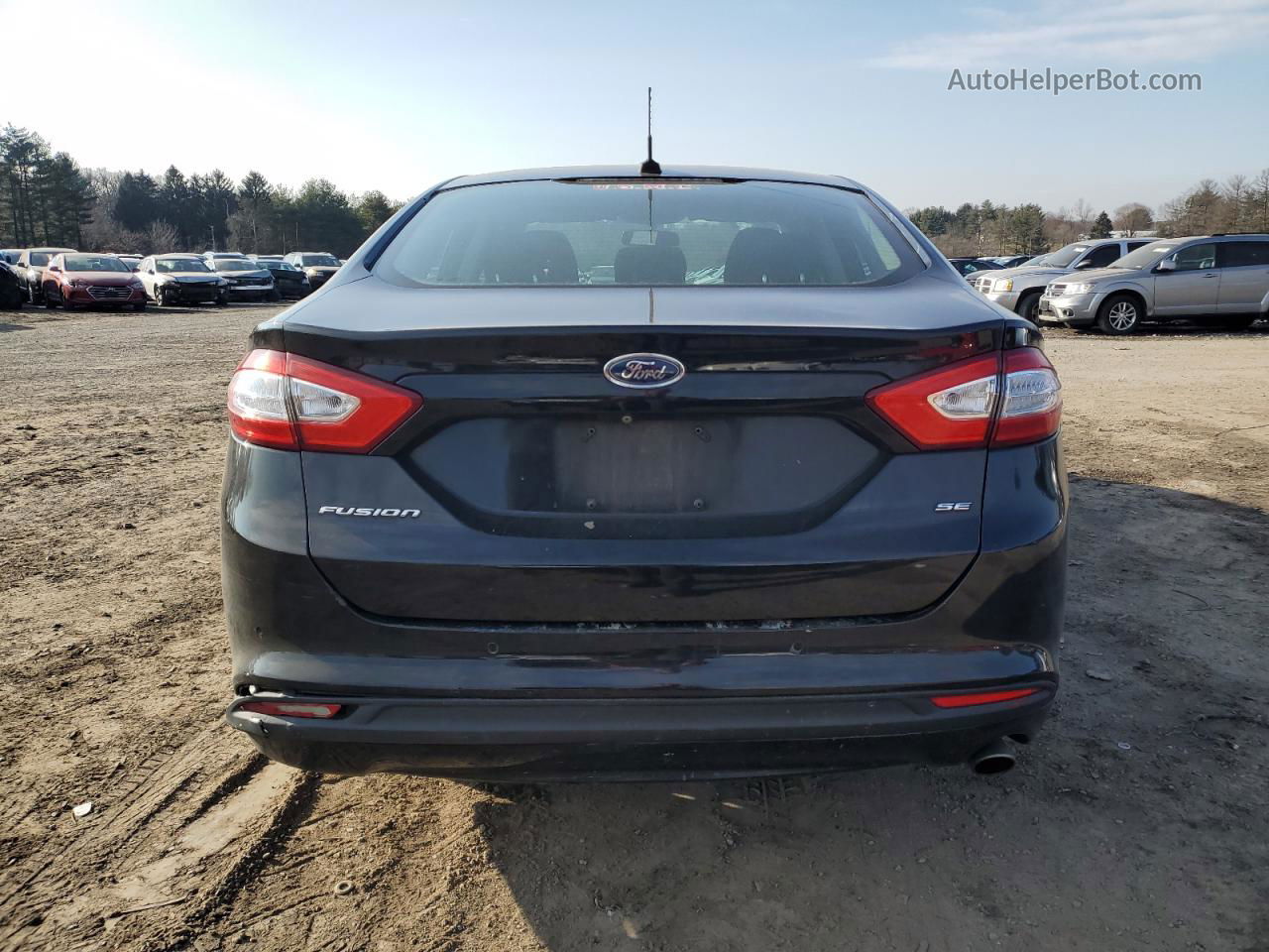 2016 Ford Fusion Se Black vin: 1FA6P0H75G5112366