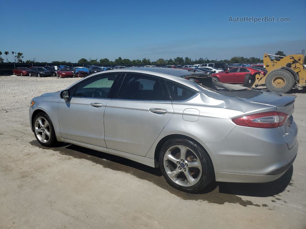 2014 Ford Fusion Se Silver vin: 1FA6P0H76E5366424