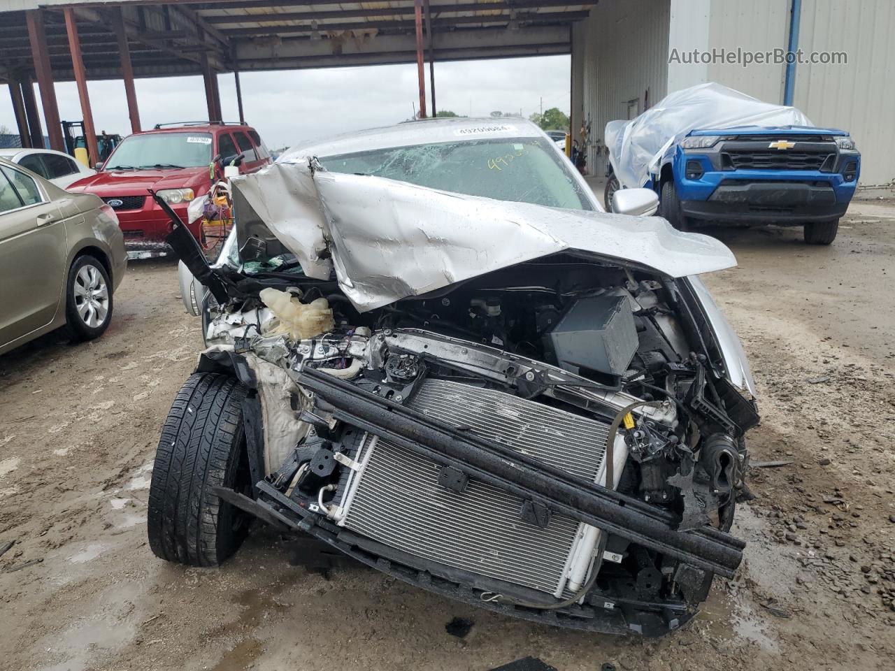 2014 Ford Fusion Se Silver vin: 1FA6P0H76E5370120