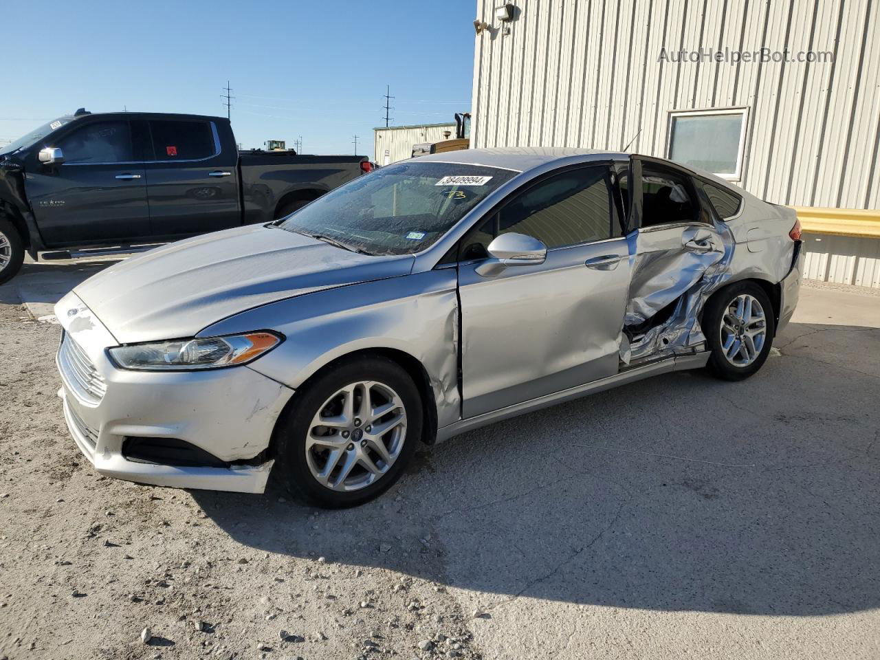 2014 Ford Fusion Se Silver vin: 1FA6P0H76E5373633