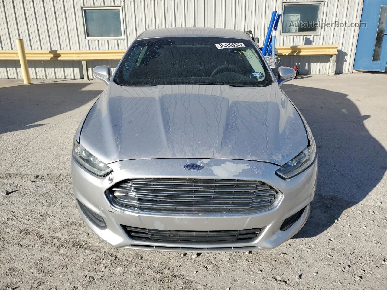 2014 Ford Fusion Se Silver vin: 1FA6P0H76E5373633