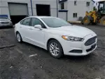 2015 Ford Fusion Se White vin: 1FA6P0H76F5121432