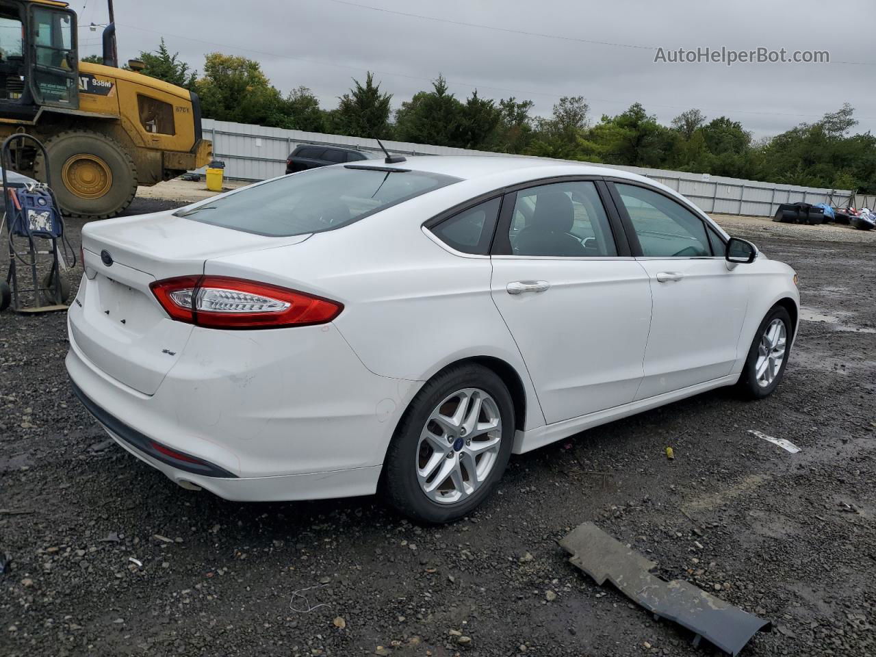 2015 Ford Fusion Se White vin: 1FA6P0H76F5121432