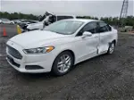 2015 Ford Fusion Se White vin: 1FA6P0H76F5121432