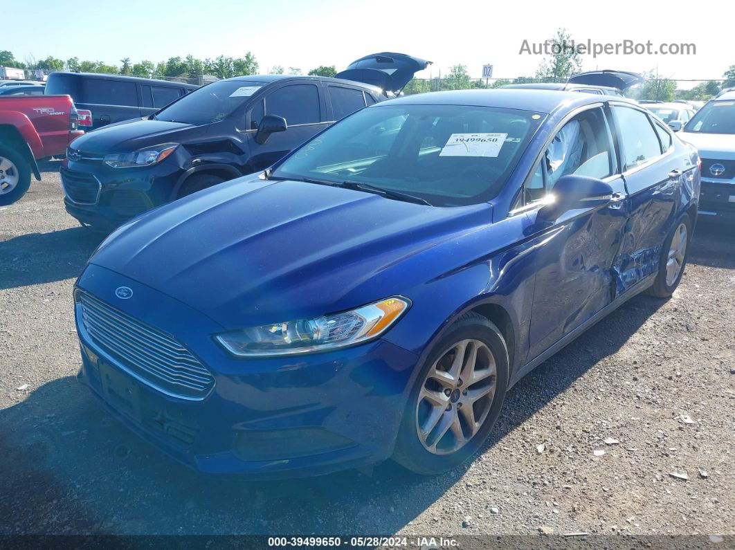 2015 Ford Fusion Se Синий vin: 1FA6P0H76F5129823