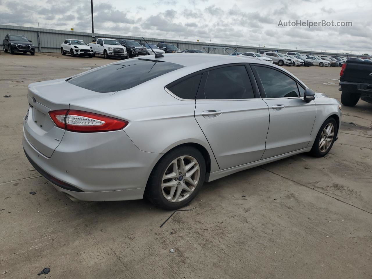 2016 Ford Fusion Se Silver vin: 1FA6P0H76G5119195