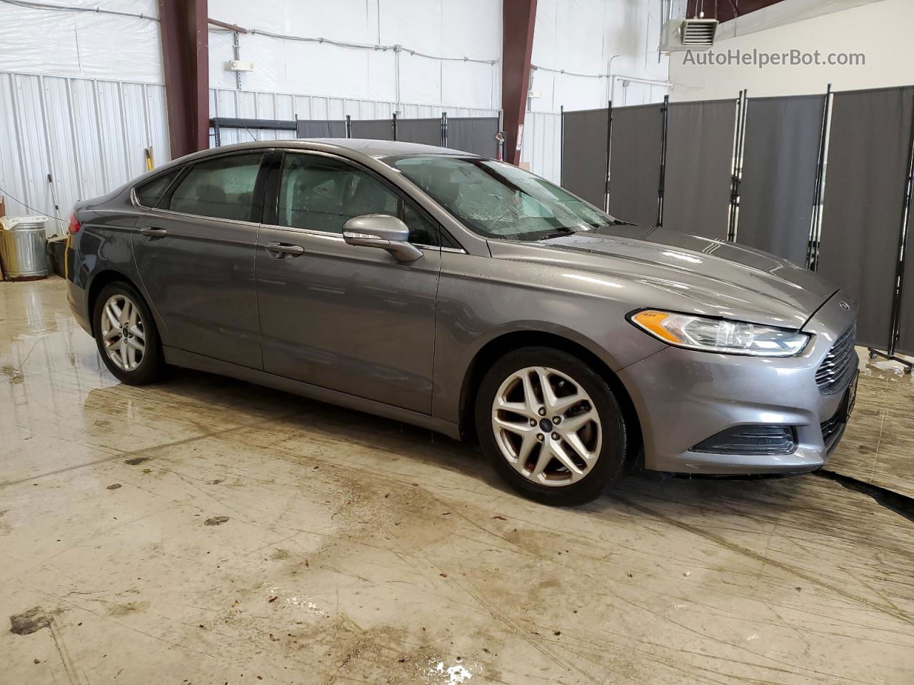 2014 Ford Fusion Se Gray vin: 1FA6P0H77E5395995