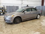 2014 Ford Fusion Se Gray vin: 1FA6P0H77E5395995