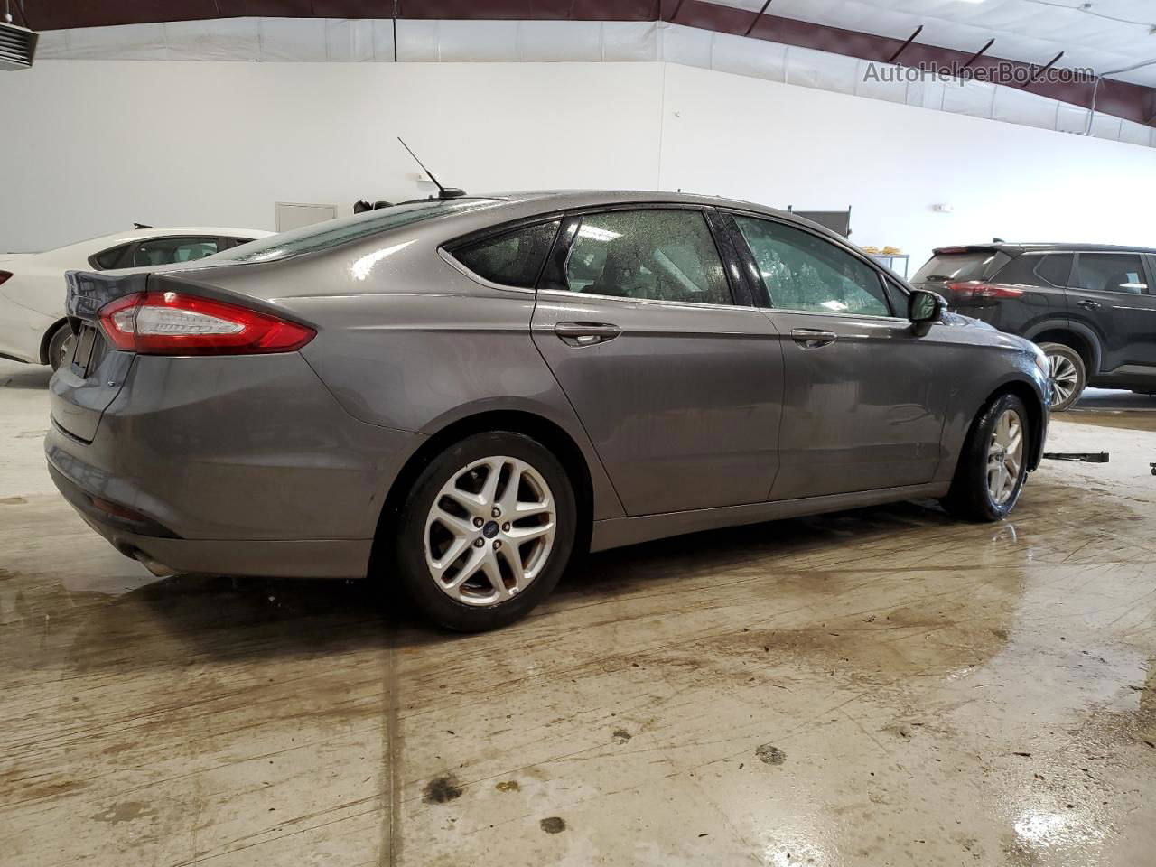 2014 Ford Fusion Se Gray vin: 1FA6P0H77E5395995