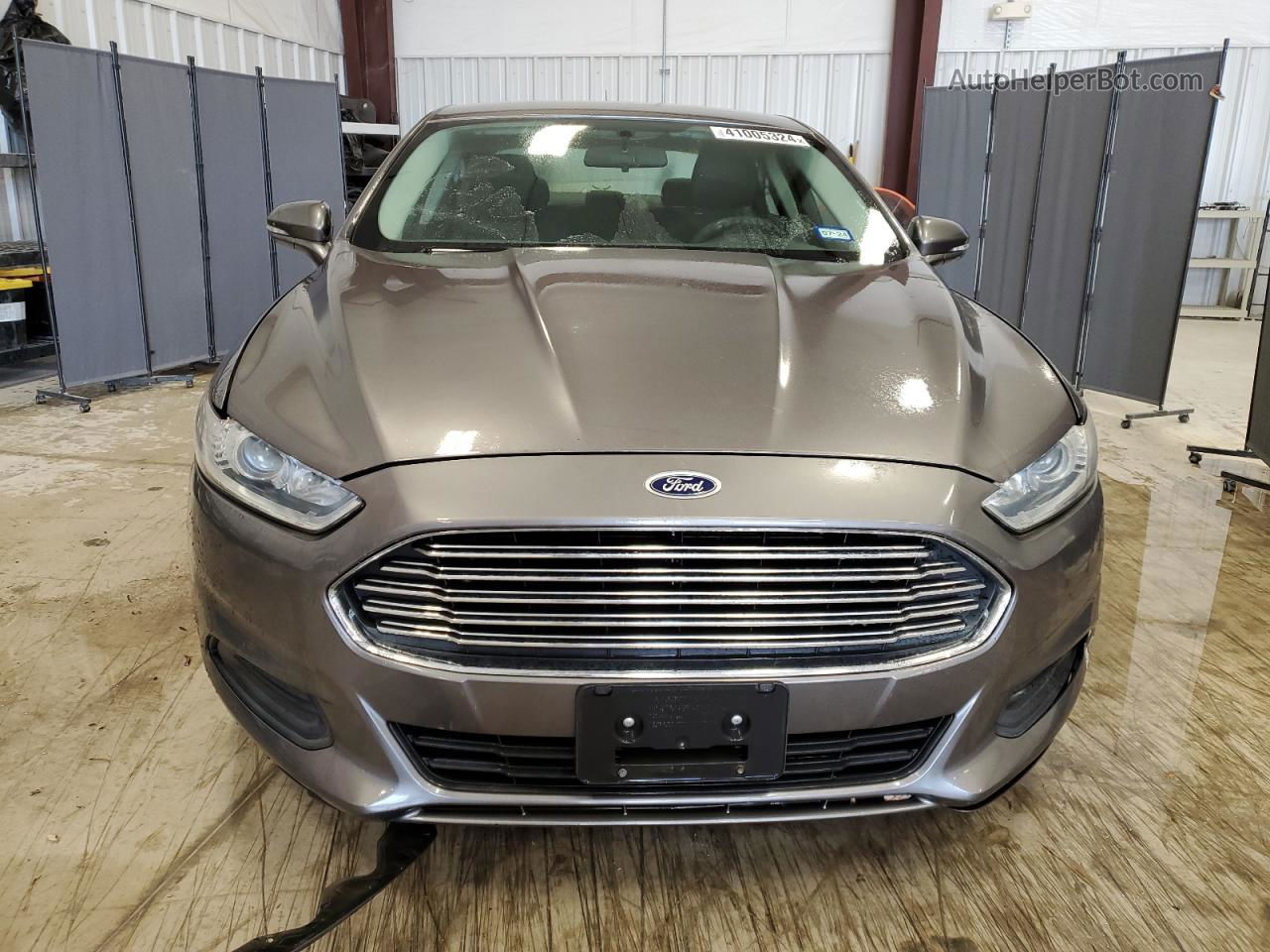 2014 Ford Fusion Se Gray vin: 1FA6P0H77E5395995