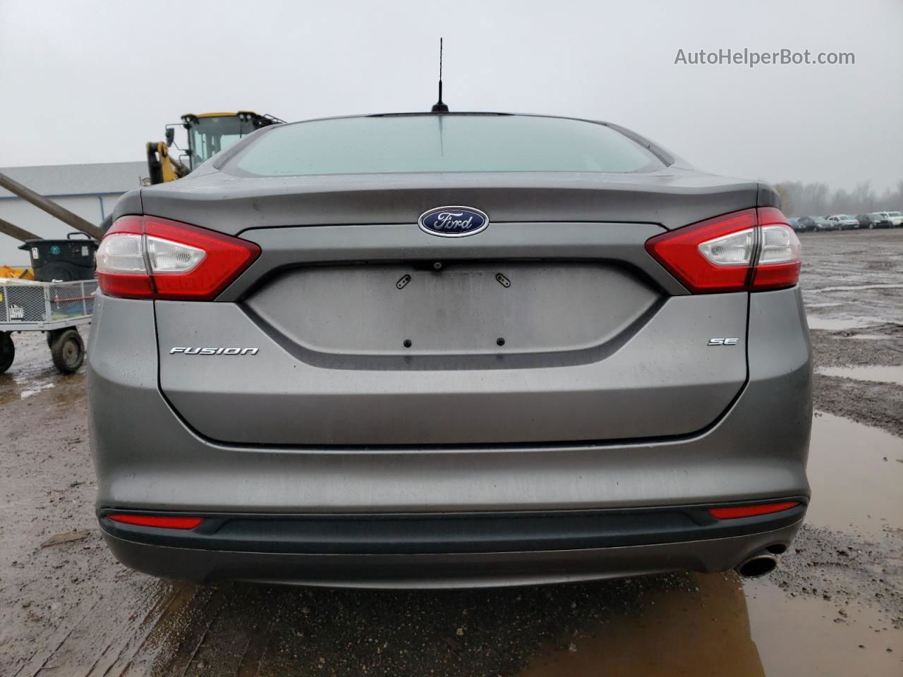 2014 Ford Fusion Se Серый vin: 1FA6P0H77E5398539