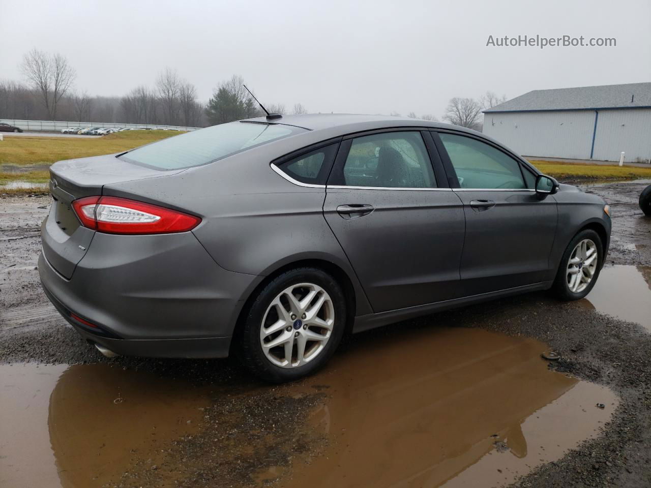 2014 Ford Fusion Se Gray vin: 1FA6P0H77E5398539