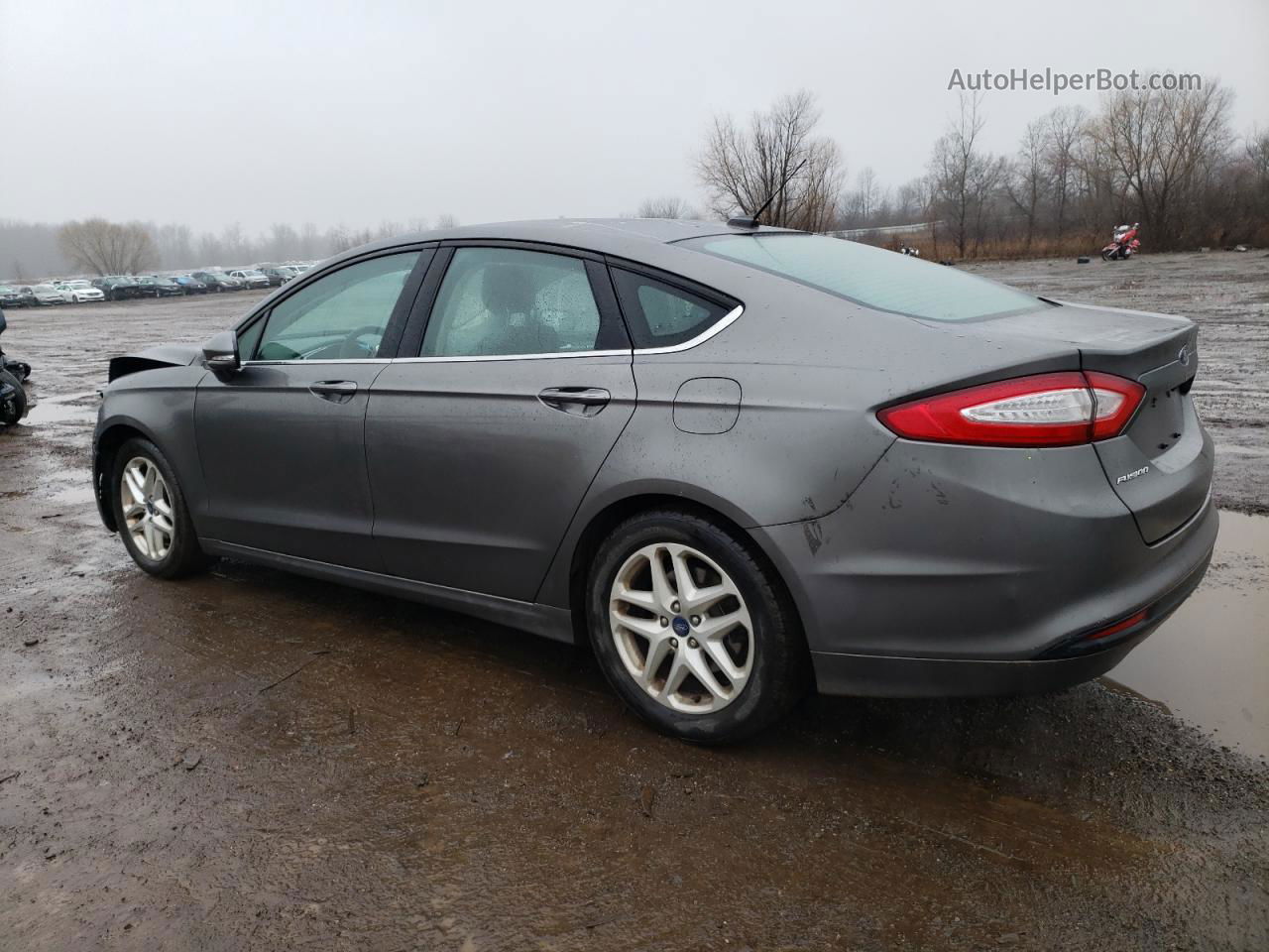 2014 Ford Fusion Se Gray vin: 1FA6P0H77E5398539