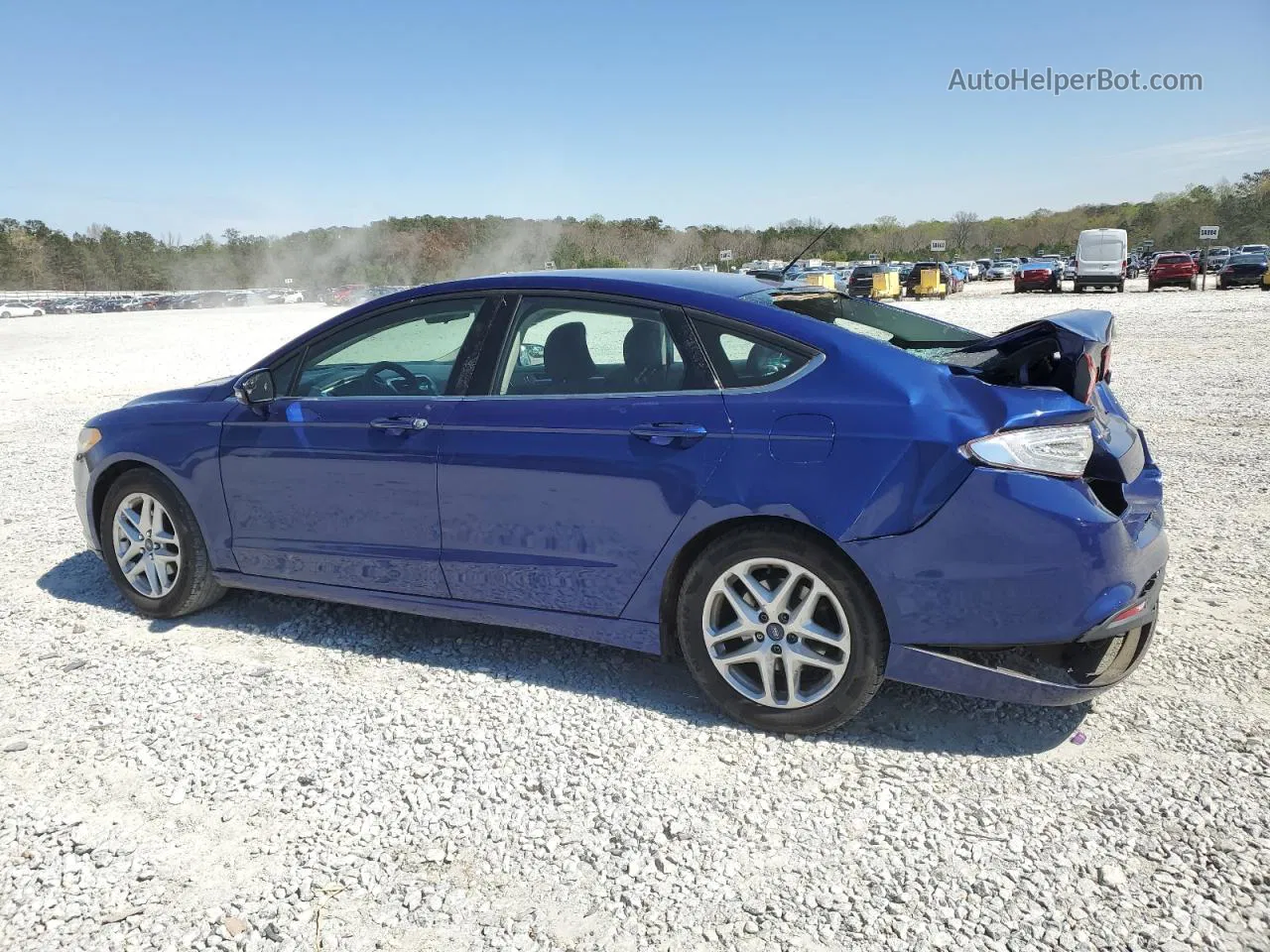 2015 Ford Fusion Se Blue vin: 1FA6P0H77F5124419