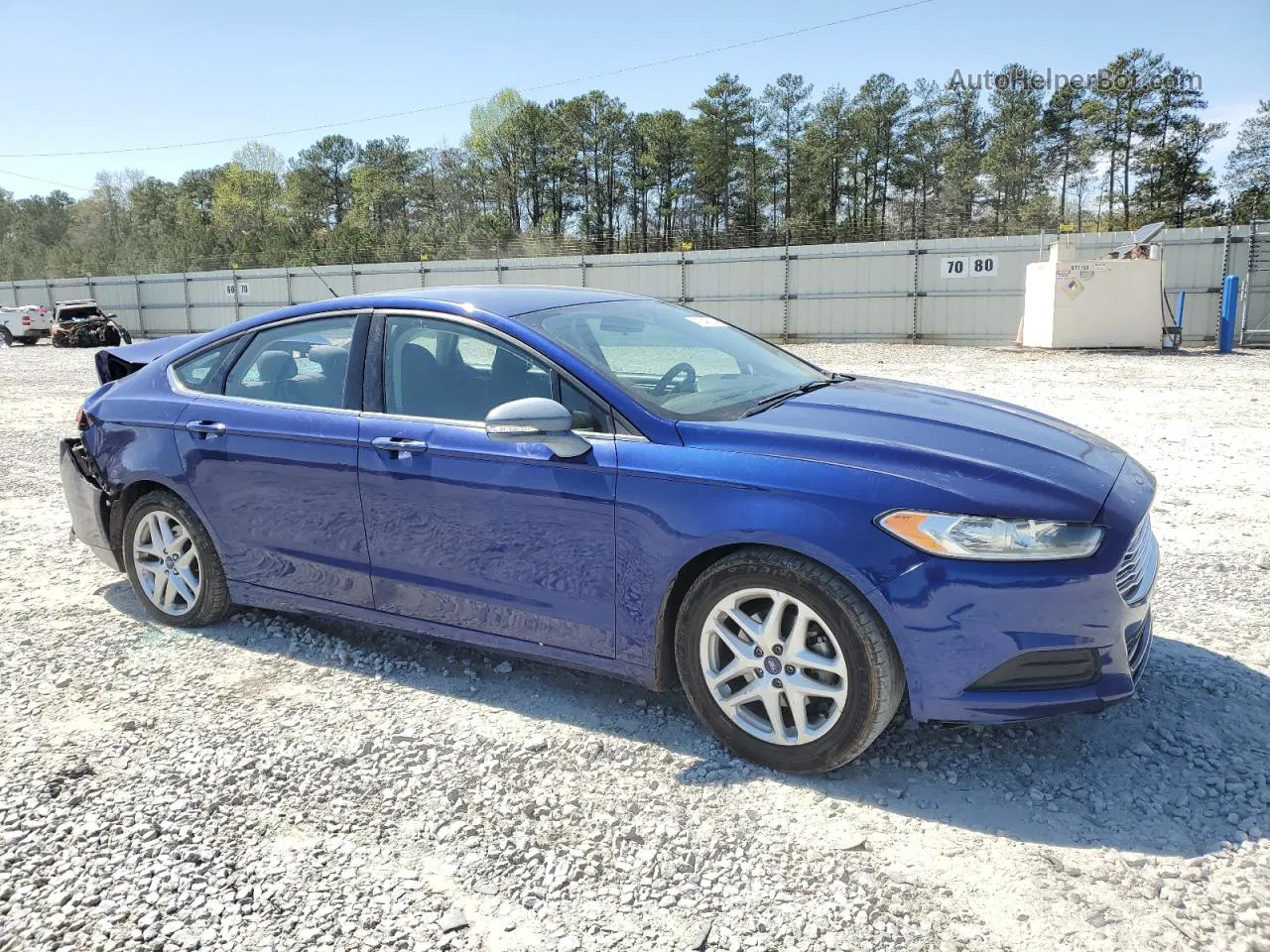 2015 Ford Fusion Se Blue vin: 1FA6P0H77F5124419