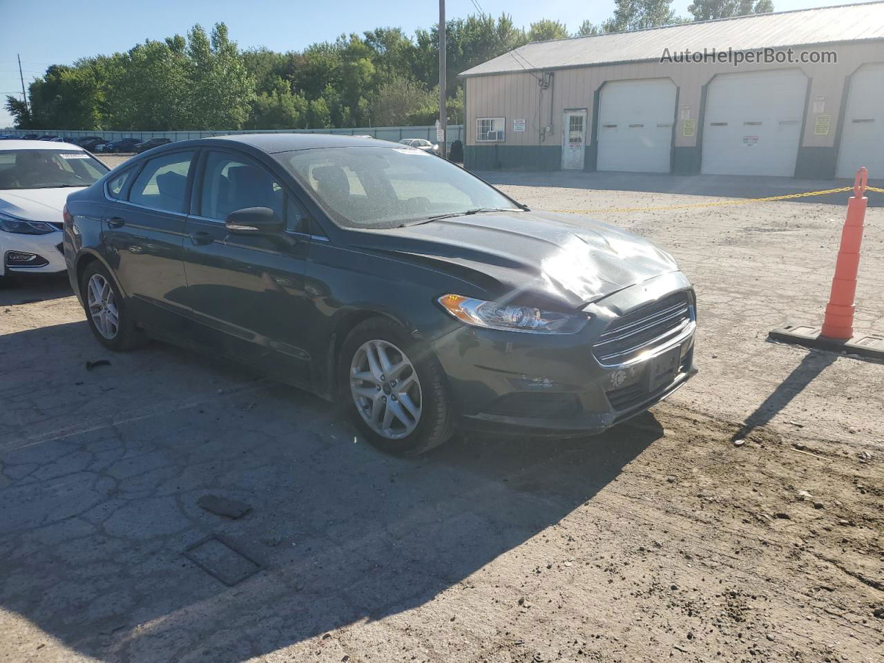 2015 Ford Fusion Se Gray vin: 1FA6P0H77F5129863