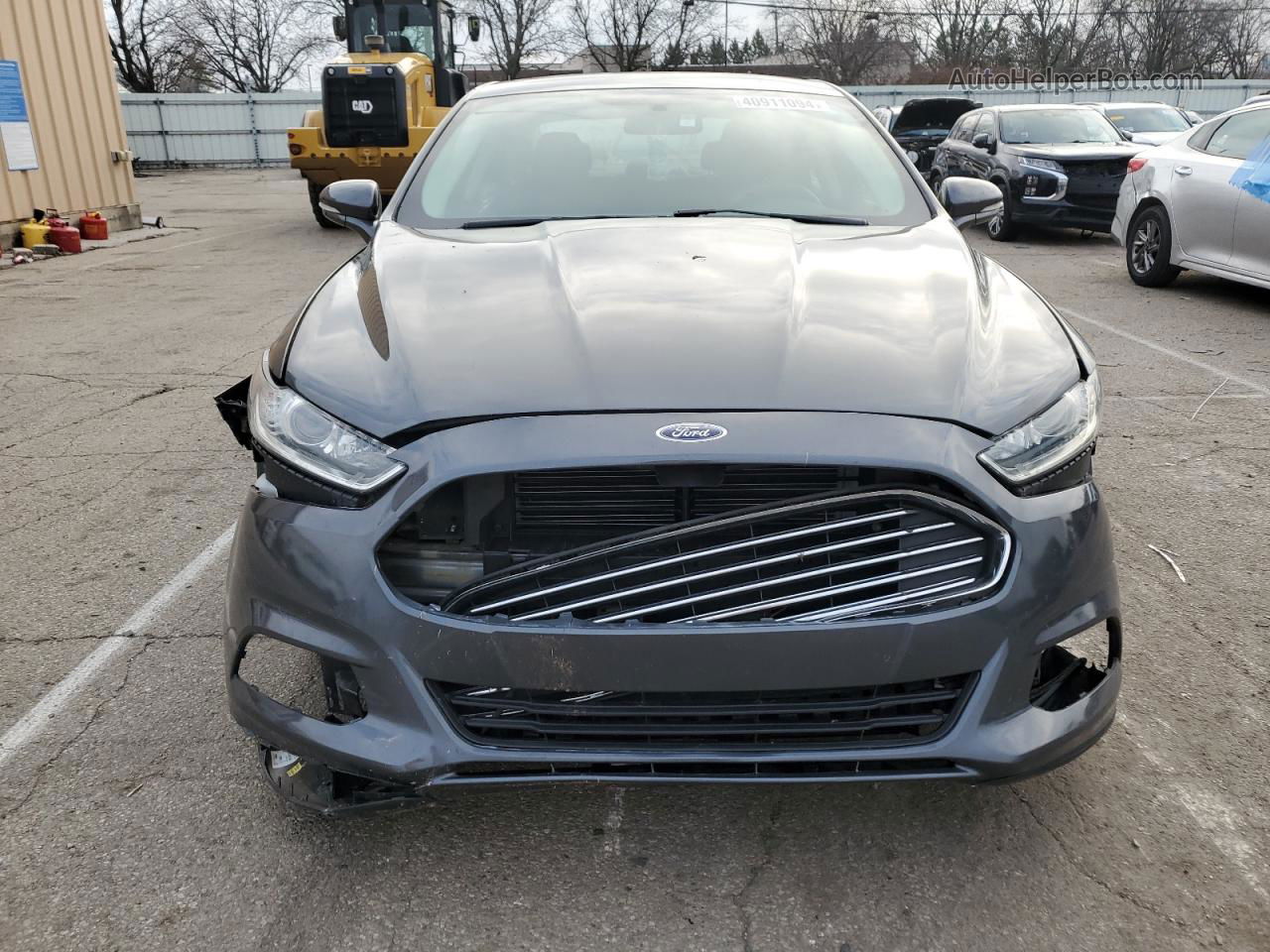 2016 Ford Fusion Se Gray vin: 1FA6P0H77G5128682