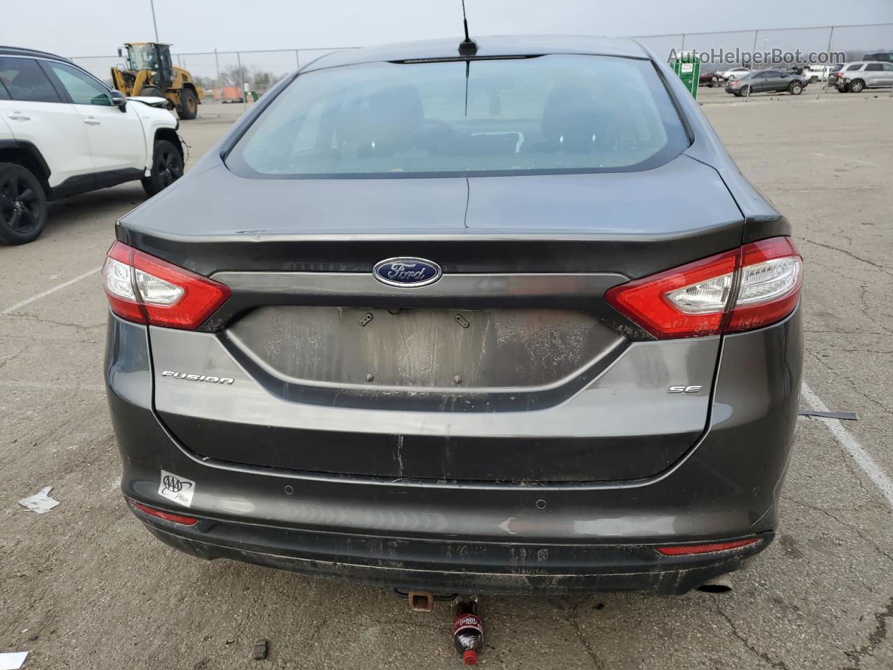 2016 Ford Fusion Se Gray vin: 1FA6P0H77G5128682