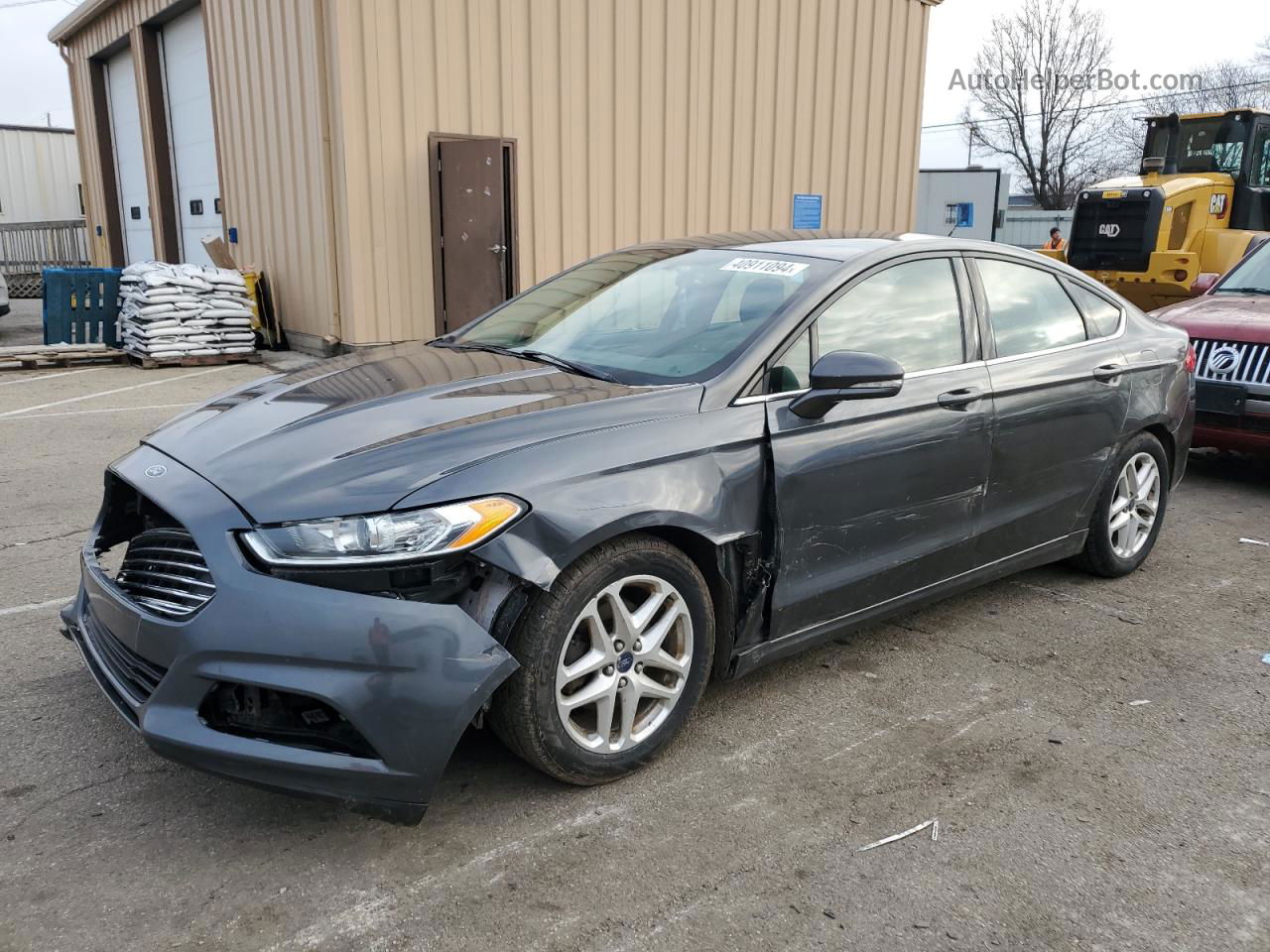 2016 Ford Fusion Se Gray vin: 1FA6P0H77G5128682