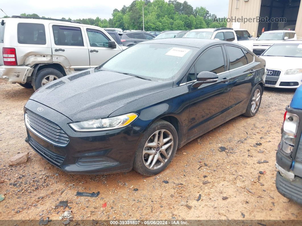 2014 Ford Fusion Se Black vin: 1FA6P0H78E5375948