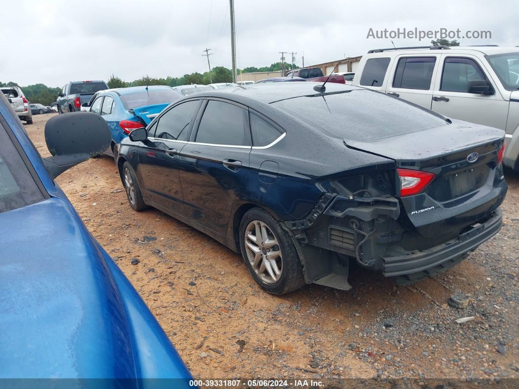 2014 Ford Fusion Se Black vin: 1FA6P0H78E5375948