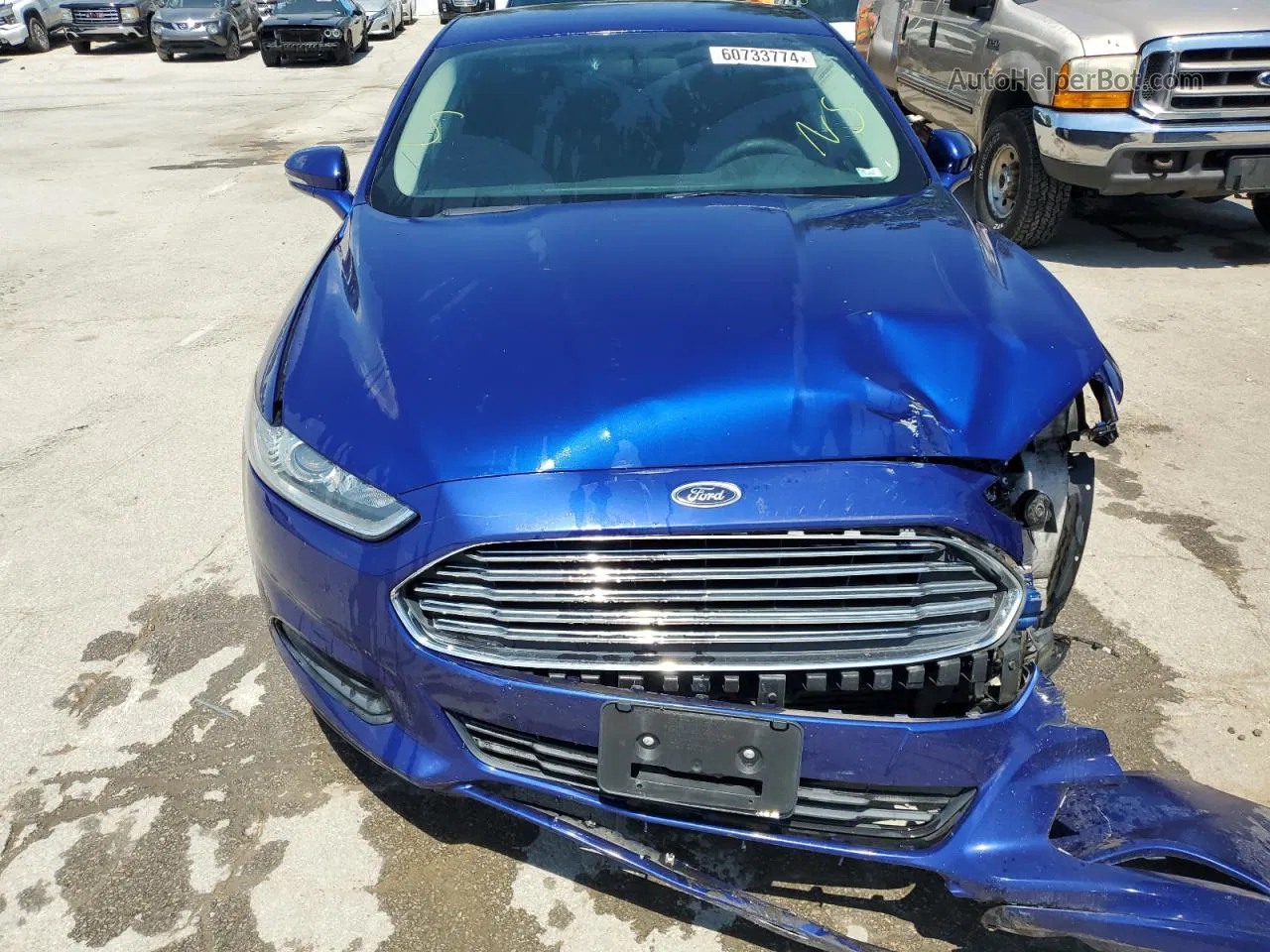 2015 Ford Fusion Se Blue vin: 1FA6P0H78F5104065