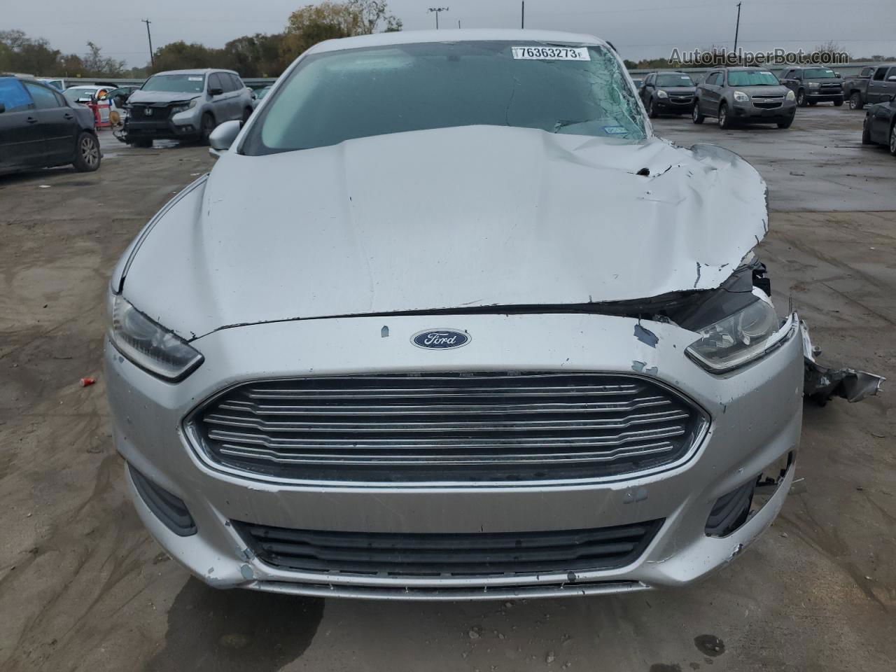 2015 Ford Fusion Se Серебряный vin: 1FA6P0H78F5104292