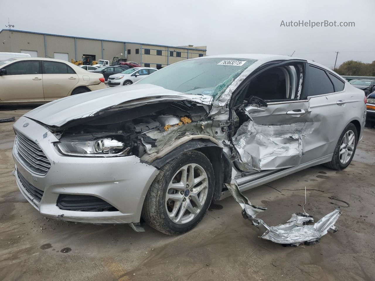 2015 Ford Fusion Se Silver vin: 1FA6P0H78F5104292